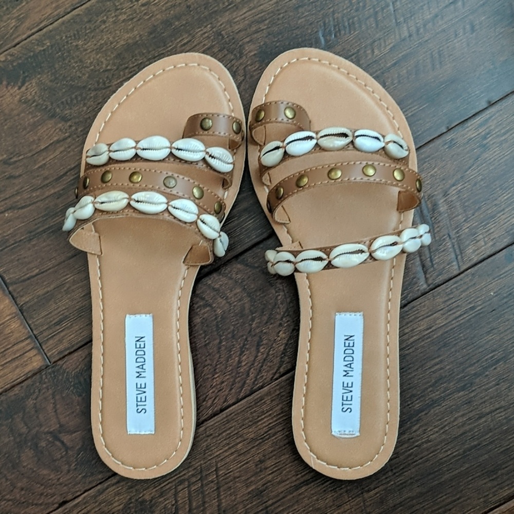 Steve Madden Seaahore Leather Sandal